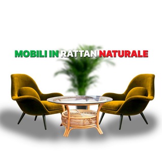 Mobili in rattan naturale