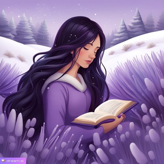 Книжный уголок с запахом лаванды