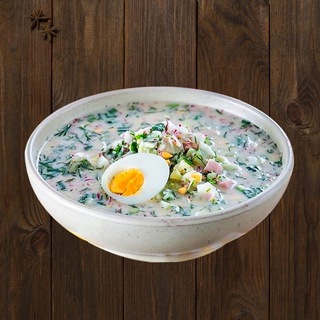 Окрошка на белом квасе