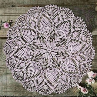 Салфетка крючком