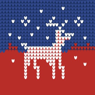 Свитер с оленями