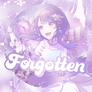 𔓘️ – forgotten summer ..