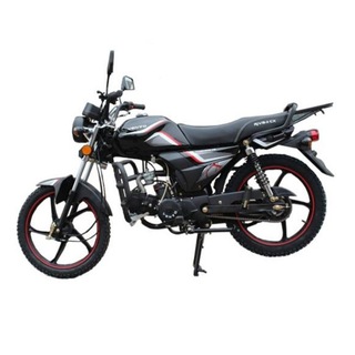 На мотоцикле!