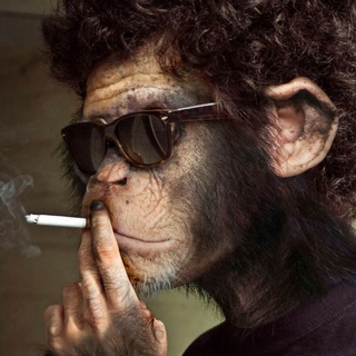 Обезьяна с карандашом🙈