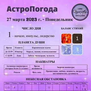 АстроПогода «Свет звёзд»